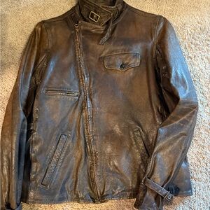 Polo by Ralph Lauren Dark Brown Leather Jacket
